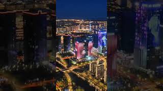 yancheng jiangsu china aisa chinatravel travel travelvlog city urban drone [upl. by Yslehc]