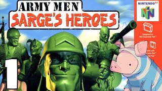 Beating Every N64 Game VOD  Armorines  Army Men Sarges Heroes  Part 1 [upl. by Haley]