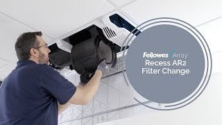 How to Change Your Fellowes Array Recess AR2 Filter [upl. by Chiles841]