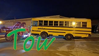 School Bus Towed to EUROPE [upl. by Pump]