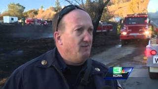 Wind a top concern for Loomis fire [upl. by Ragucci]