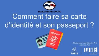 TUTO COMMENT FAIRE SA CARTE DIDENTITÉ ET SON PASSEPORT [upl. by Payne]