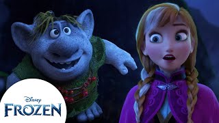 Anna Meets Kristoffs Family  Frozen [upl. by Drazze]