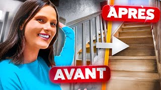 Je refais tous mes escaliers dans notre nouvelle maison 👷🏻‍♀️ [upl. by Lassiter]