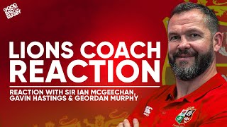 🦁 Reacts Andy Farrell  British amp Irish Lions Coach [upl. by Alaecim]