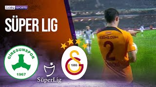 Giresunspor vs Galatasaray  SÜPER LIG HIGHLIGHTS  1282023  beIN SPORTS USA [upl. by Wildee]