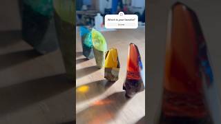 Glass and stone sculptures Not sure about the song 🤣 shorts [upl. by Ahseit]