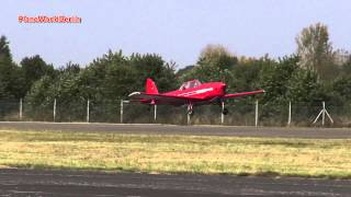 De Havilland DHC1 Chipmunk Landing BerlinGatow [upl. by Laumas]