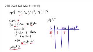 DSE 2023 ICT MC 31 41  Tracing algorithm [upl. by Kos]