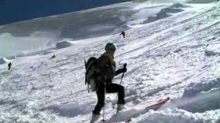 scialpinismo Piz Palù e Piz DArgiant gruppo Bernina [upl. by Goddart]