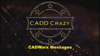 CADWorx Messages [upl. by Kcim]