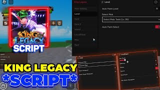 King Legacy Script  Hack  Auto Farm Auto Raid Auto DF 2024 [upl. by Elletsirhc]