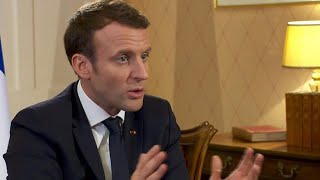 マクロン仏大統領、トランプ氏は「典型的な政治家ではない」 [upl. by Netram499]