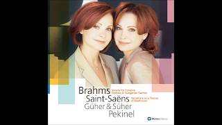 Güher amp Süher Pekinel  J Brahms  Sonata for two pianos in F minor op 34b  1st Movement [upl. by Mercedes]