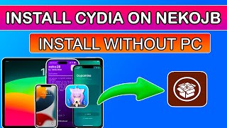 Install Cydia with Neko Jailbreak Rootfull Without PC iOS 1582 iPhone 6S TO X  Dopamine Jailbreak [upl. by Lili]