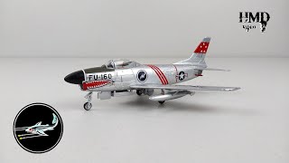 F86D Sabre Dog 75th Fighter Interceptor Squadron 1953 Falcon Models 172 Diecast Model [upl. by Augusto]