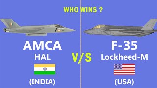 Comparison of Indias AMCA and American F 35 [upl. by Meri]