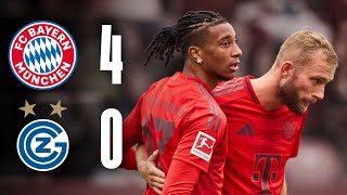 Stunning Olise goal in 40 win  FC Bayern  GC Zürich  Highlights [upl. by Ayoral]