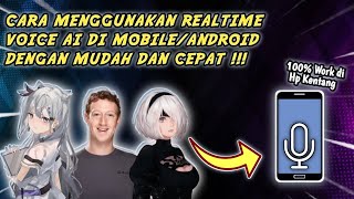 CARA MENGGUNAKAN VOICE CHANGER AI REALTIME DI ANDROID  REVIEW VOICE CHANGER OKADA DI MOBILE TERBARU [upl. by Pacifa105]