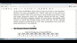 AVR ATMega8535 dengan LCD Interface AVR ATMega8535 with LCD [upl. by Eedebez]