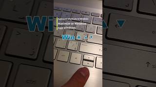 Maximize or Minimize app windows  Keyboard shortcuts in Windows [upl. by Silvano804]