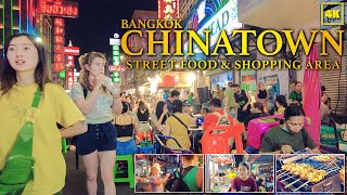 ChinaTown in Bangkok  Explore Yaowarat road amp Sampheng MarketJanuary 2024 [upl. by Nazler]