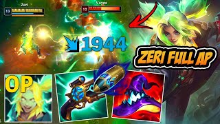 OP ZERI FULL AP COM A MAIOR BUILD DE INSTAKILL NO MID   LEAGUE OF LEGENDS [upl. by Nayb]