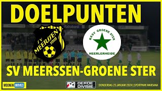 RUIME OVERWINNING SV MEERSSEN OP GROENE STER IN LIMBURGSE DERBY [upl. by Horick]