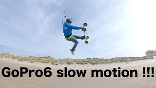 Kite Land Boarding GoPro6 240fps super slow motion [upl. by Charlet274]