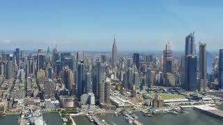 Helicopter Flight Around NYC July 5 2018 Lower Manhattan [upl. by Lemuelah685]