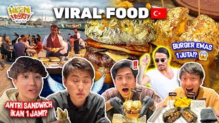 BURGER EMAS RP 1 JUTA MUKBANG VIRAL FOOD TURKEY SALTBAE BURGER  WORLD TRIP 55 [upl. by Shellie509]