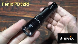 Fenix PD32R Flashlight Kit Review Sporting the Luminus SFT40 LED 1400 Lumens Tactical or EDC [upl. by Ayyidas627]