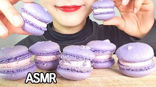 ASMR MACARONS 마카롱 리얼사운드 먹방 노토킹 이팅사운드  NoTalking MUKPPO Eating Show KOREAN mukbang [upl. by Oribella]