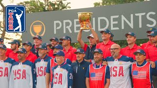 US Team wins 2024 Presidents Cup  The CUT [upl. by Ennazus]