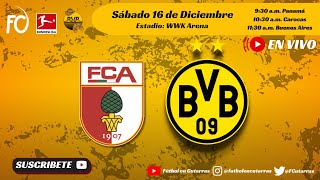 FC Augsburg VS Borussia Dortmund  BUNDESLIGA  Jornada 15 [upl. by Drofhsa974]