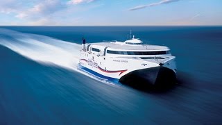 Normandie Express  Brittany Ferries High Speed Ferry [upl. by Oicaro]