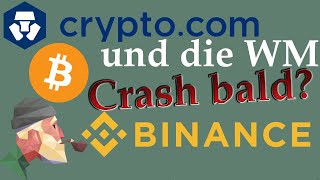 Bitcoin kurz vor CRASH Cryptocom vor der WM  Prognose 138k BTC an Binance [upl. by Aramoj180]