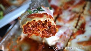 Լազանյա  Lasagna Roll Ups Recipe  Heghineh Cooking Show in Armenian [upl. by Redliw114]