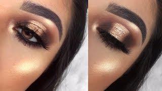 STILA MAGNIFICENT GLITTER HALO EYES  MAKE UP TUTORIAL [upl. by Krute]