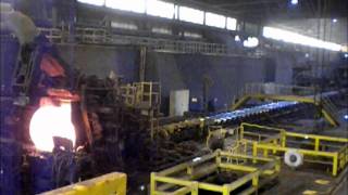 NLMK Steel Mill Rolling Video [upl. by Schalles]