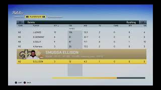 MADDEN 20 franchise SQU4D S11 WK13 SAINTS VS Giants [upl. by Aivatnuahs822]