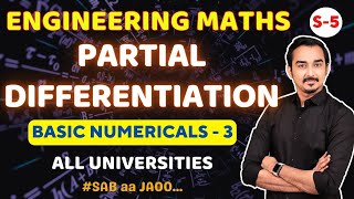 PARTIAL DIFFERENTIATION  S5  ENGINEERING MATHS 1  FIRST YEAR ENGINEERING  SAURABH DAHIVADKAR [upl. by Pyotr150]