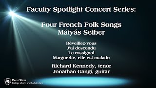 Mátyás Seiber Four French Folk Songs [upl. by Akemrej]