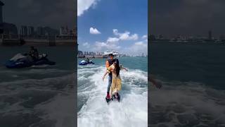 Epic Flyboarding Adventure Defying Gravity on Water shorts  viral [upl. by Faubert]