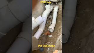 PVC line full setup work plumbingplumbingfittings constructionplz subscribe my channelplumber [upl. by Mairam]