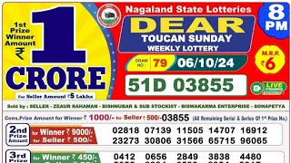 Nagaland State Dear Toucan Sunday Weekly Lottery Result  Dear Toucan Sunday Weekly Lottery Result [upl. by Anneliese132]