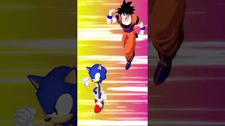 Goku vs Sonic anime [upl. by Anoirtac]