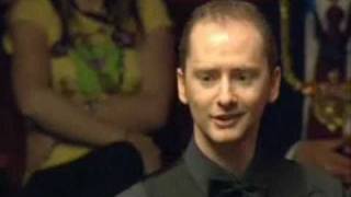 Graeme Dott Almost Flukes Three Reds In One Shot 2010 World Championship [upl. by Everara]