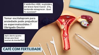 Aborto e trombofilia escitalopram e qualidade seminal e sucesso na fiv  Café com fertilidade [upl. by Leva]