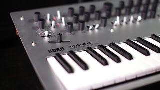 Korg minilogue Polyphonic Analog Synthesizer [upl. by Spragens]